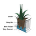 5825-GRG Outdoor/Lawn & Garden/Planters