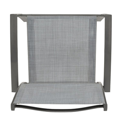 Solana Outdoor Aluminum Arm Dining Chairs Set of 2
