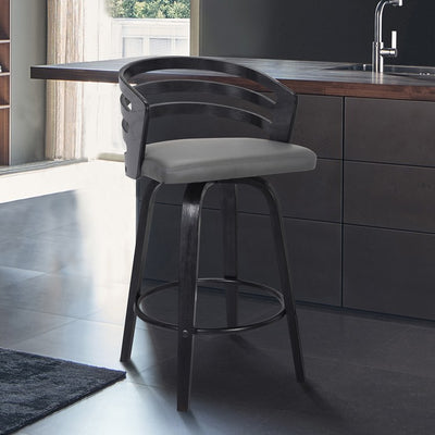 Jayden Contemporary 26" Counter Height Swivel Bar Stool