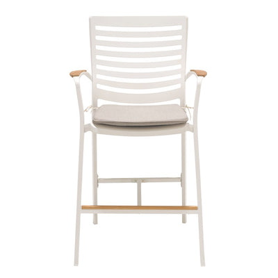 Portals Outdoor Patio Aluminum Bar Stool