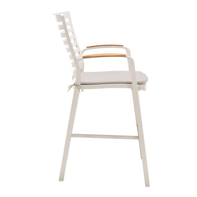 Portals Outdoor Patio Aluminum Bar Stool