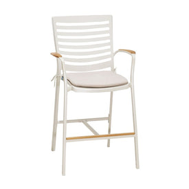 Portals Outdoor Patio Aluminum Bar Stool