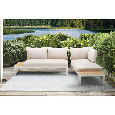 Portals Outdoor Two-Piece Sofa Set with Cushions