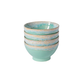 Latte Bowls 6" Latte Bowls Set of 4 - Aqua
