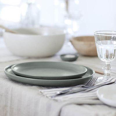 Pacifica 10" Serving Bowl with Oak Wood Lid - Artichoke