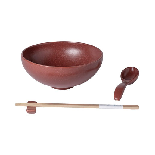 Pacifica Ramen Bowl Set - Cayenne