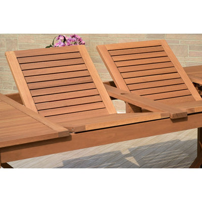 Amazonia Nine-Piece Rectangular Patio Dining Set