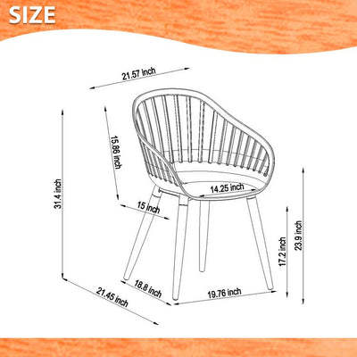 Amazonia Nine-Piece Rectangular Patio Dining Set