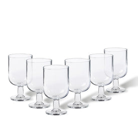 Safra 10 Oz Wine Glass - Clear - Set of 6