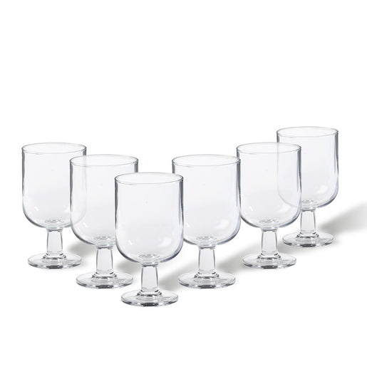 Safra 10 Oz Wine Glass - Clear - Set of 6