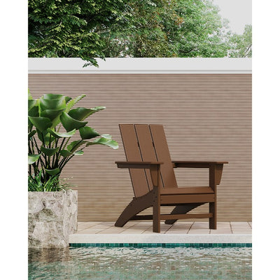 Modern Adirondack Chair - Teak