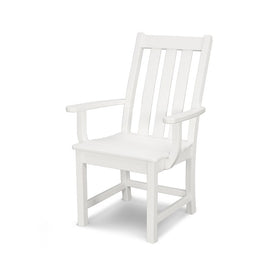 Vineyard Dining Arm Chair - White