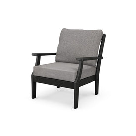 Braxton Deep Seating Chair - Black/Gray Mist