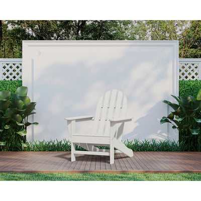 Classic Adirondack Chair - White