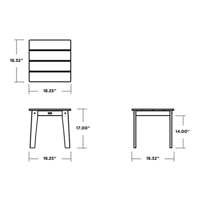 Lakeside End Table - Black