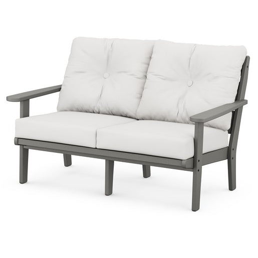 Lakeside Deep Seating Loveseat - Slate Gray/Textured Linen