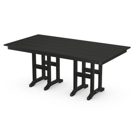 Farmhouse 37" x 72" Dining Table - Black