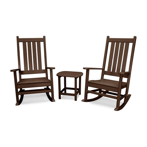 Vineyard Three-Piece Rocking Set - Mahogany