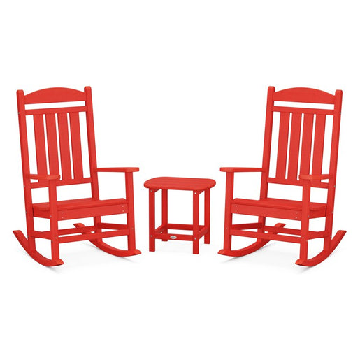 Presidential Rocker Three-Piece Set - Sunset Red