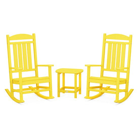 Presidential Rocker Three-Piece Set - Lemon