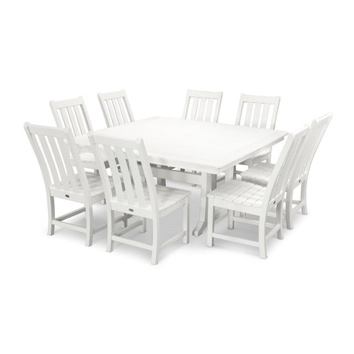 Vineyard Nine-Piece Dining Set - White