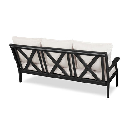 Braxton Deep Seating Sofa - Black/Gray Mist