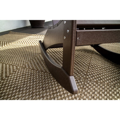 Vineyard Three-Piece Adirondack Rocking Chair Set - Mahogany