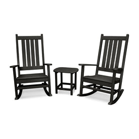 Vineyard Three-Piece Rocking Set - Black