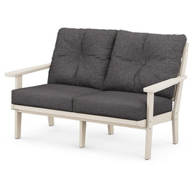 Lakeside Deep Seating Loveseat - Sand/Ash Charcoal