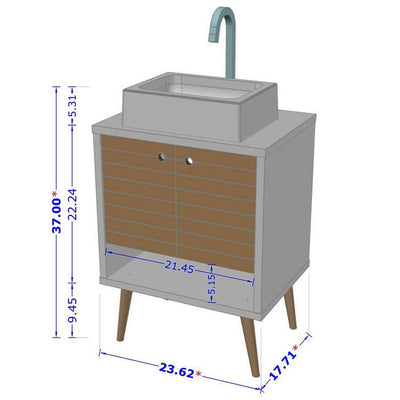 Liberty 23.62" Bathroom Vanity Sink