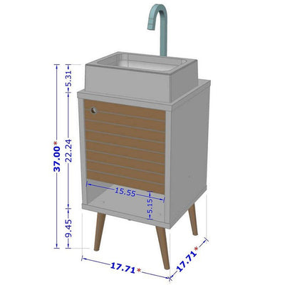 Liberty 17.71" Bathroom Vanity Sink