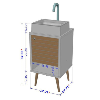 Liberty 17.71" Bathroom Vanity Sink