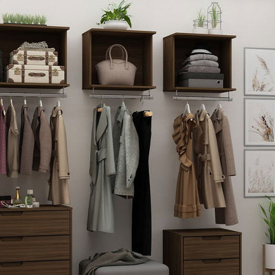 Rockefeller Two-Piece Open Hanging Closet System