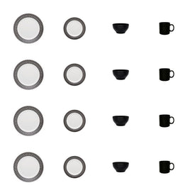 Biona Actual 16-Piece Dinner Set (Service for 4)