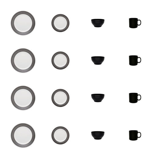 Biona Actual 16-Piece Dinner Set (Service for 4)