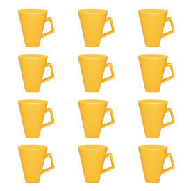 Oxford Quartier 11.84 Oz Square Beveled Mugs Set of 12