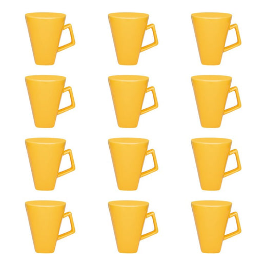 Oxford Quartier 11.84 Oz Square Beveled Mugs Set of 12