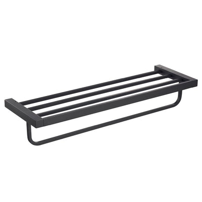 Stelios Bathroom Shelf with Towel Bar