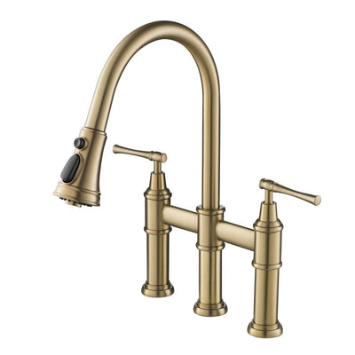 Allyn Bridge Kitchen Faucet with Pull Down Sprayer