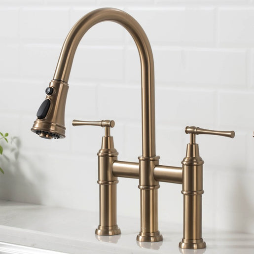 Allyn Bridge Kitchen Faucet with Pull Down Sprayer