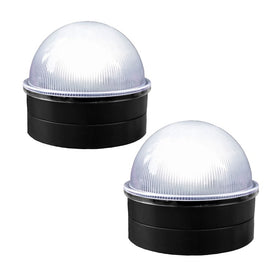 Summit Chainlink Solar Post Cap - Black 2-Pack