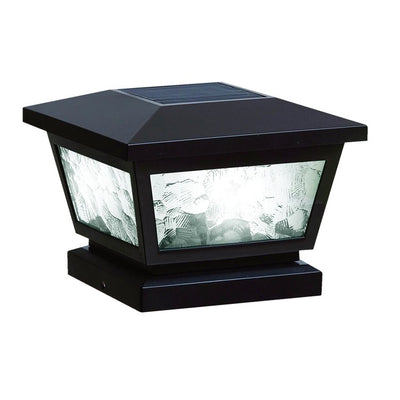 Fairmount 5" x 5"/4" x 4"/3.5" x 3.5" Solar Post Cap - Black 2-Pack