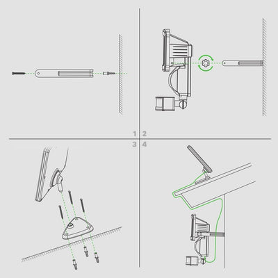 Solar Motion-Sensor Security Light 2-Pack