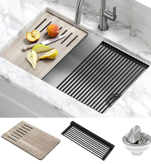 Product Image: KGUW1-30WH Kitchen/Kitchen Sinks/Undermount Kitchen Sinks