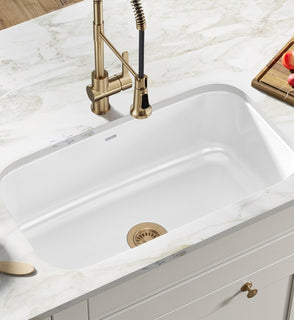 Product Image: KEU14WHITE Kitchen/Kitchen Sinks/Undermount Kitchen Sinks