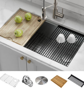 Product Image: KWU110-32 Kitchen/Kitchen Sinks/Undermount Kitchen Sinks