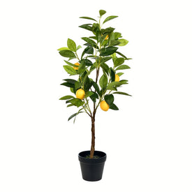 28" Artificial Potted Lemon Tree