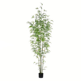 7' Artificial Potted Mini Bamboo Tree