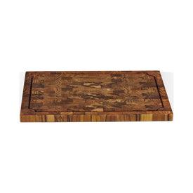 Rectangular Teak Cutting Board with Juice Groove