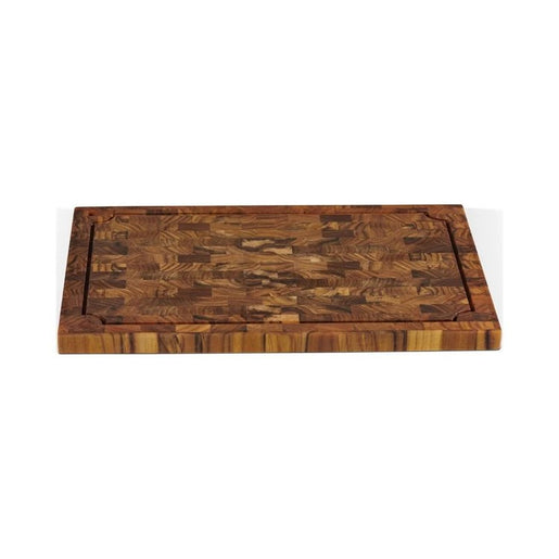 Rectangular Teak Cutting Board with Juice Groove